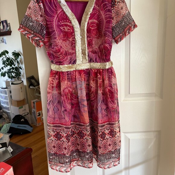 Women Too Tang Pink Coral Dress - Picture 2 of 6